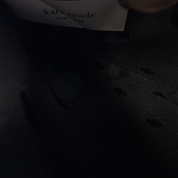 Kate Spade Lucy Black Leather Medium L-Zip Wristlet Wallet $139 MSRP - Picture 6 of 7